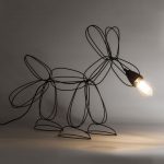 Lampa Dog Wired - lampa se psem