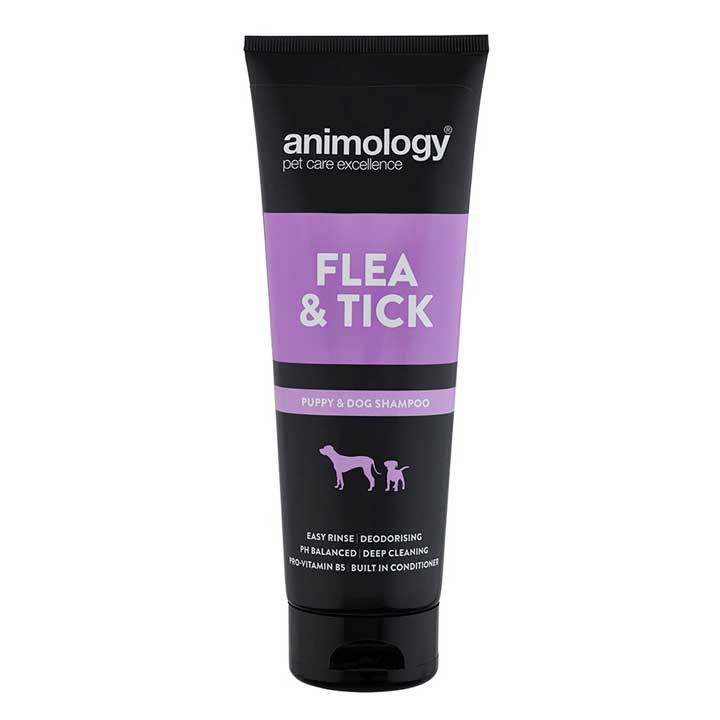 Animology Antiparazitní šampon pro psy a štěňata proti blechám a klíšťatům