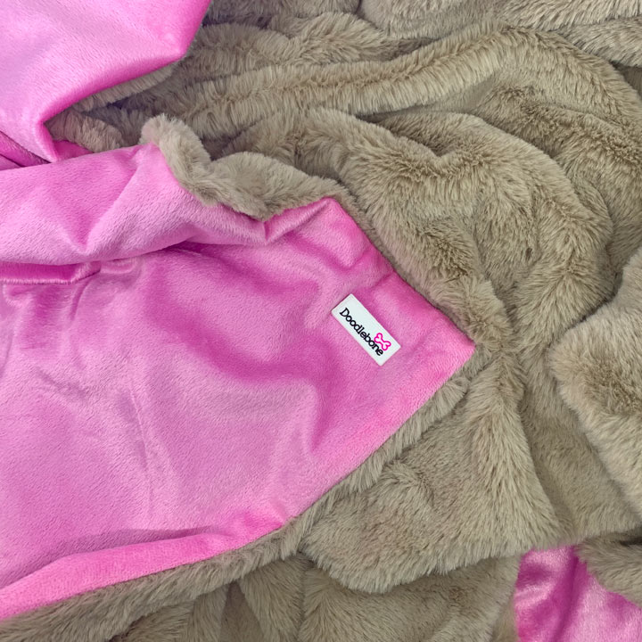 Doodlebone Extra-měkká luxusní deka pro psy Pink