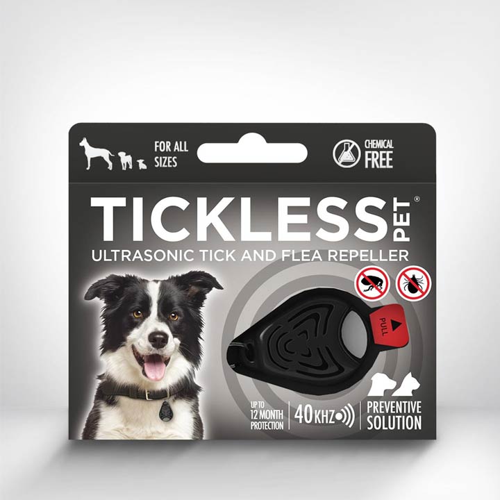 Tickless Přívěsek proti klíšťatům Black pro psy