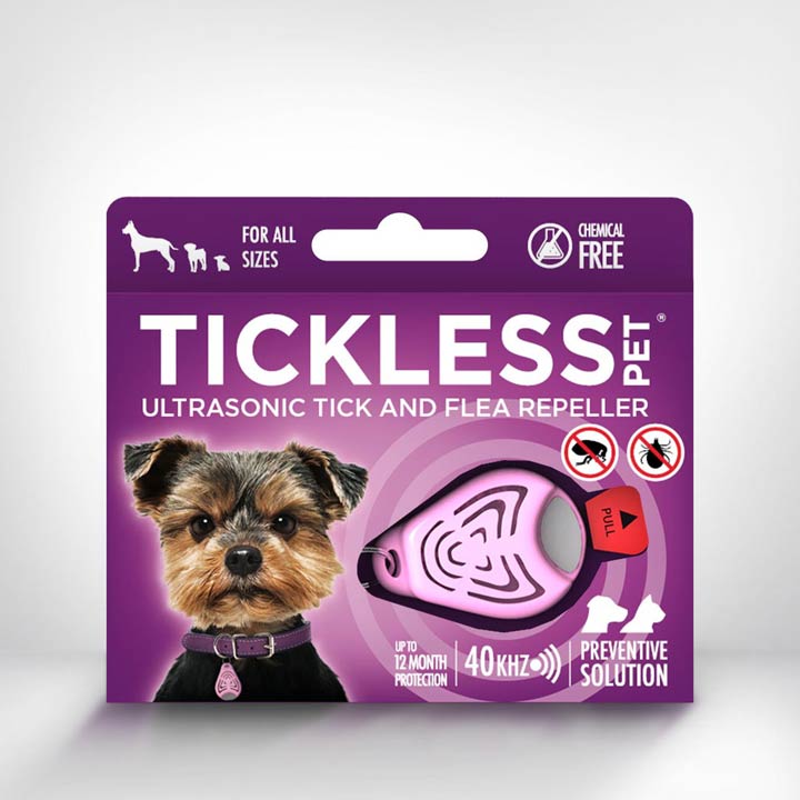 Tickless Přívěsek proti klíšťatům Pink pro psy